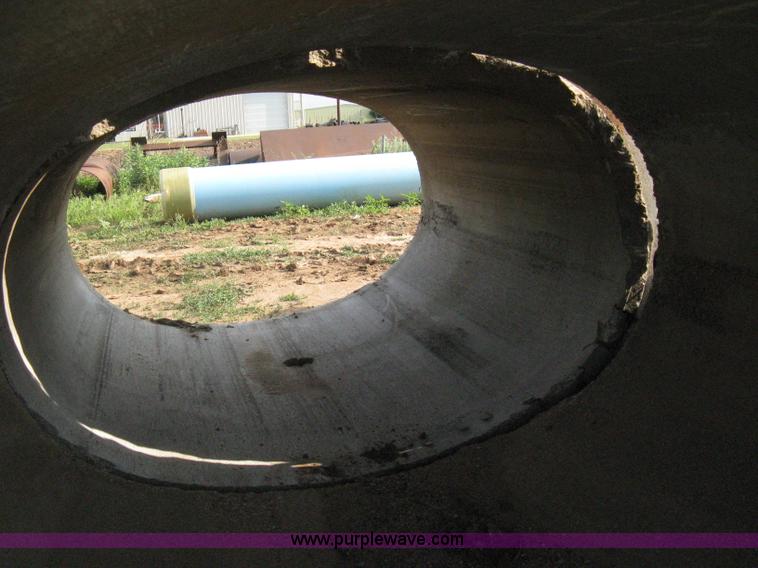 image for item AS9109 (6) Concrete flange end oval culvert pipe
