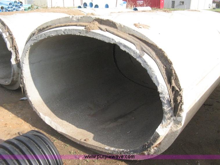 image for item AS9109 (6) Concrete flange end oval culvert pipe
