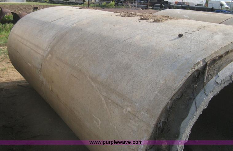 image for item AS9109 (6) Concrete flange end oval culvert pipe