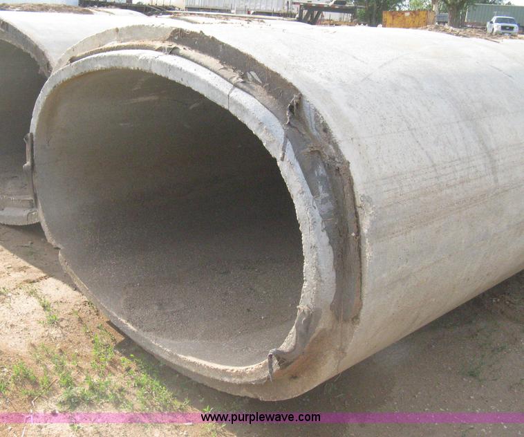 image for item AS9109 (6) Concrete flange end oval culvert pipe