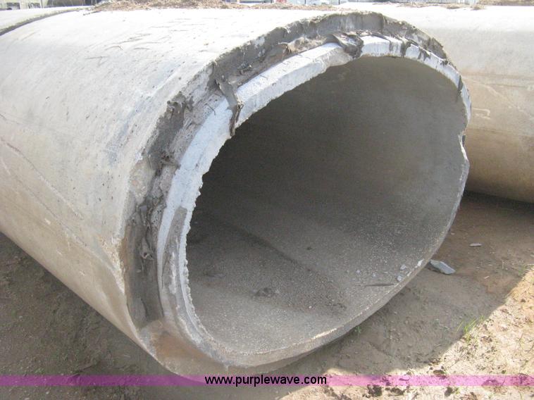 image for item AS9109 (6) Concrete flange end oval culvert pipe