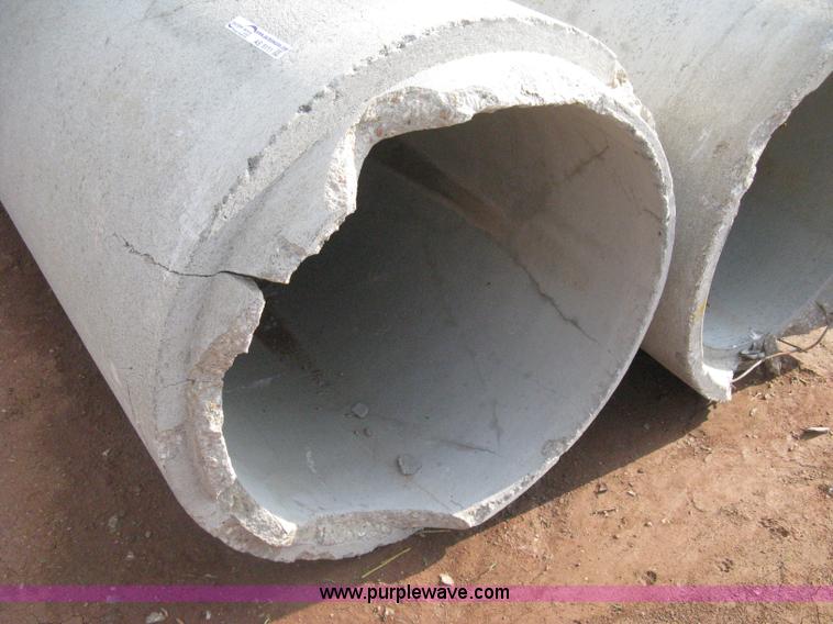 image for item AS9111 (6) concrete flange end culvert pipes