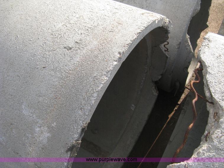 image for item AS9111 (6) concrete flange end culvert pipes