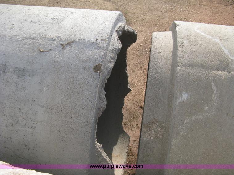 image for item AS9111 (6) concrete flange end culvert pipes