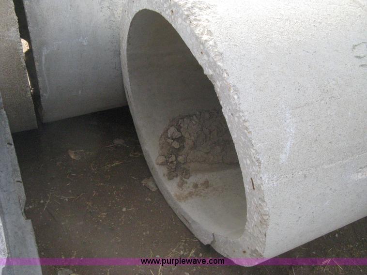 image for item AS9111 (6) concrete flange end culvert pipes