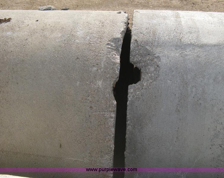 image for item AS9111 (6) concrete flange end culvert pipes