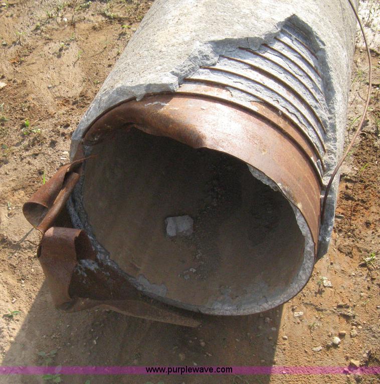 image for item AS9112 (5) concrete over steel under ground liquid waste pipe