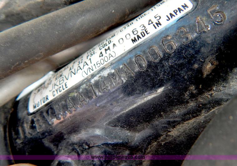 image for item AY9496 1991 Kawasaki VN1500-A motorcycle