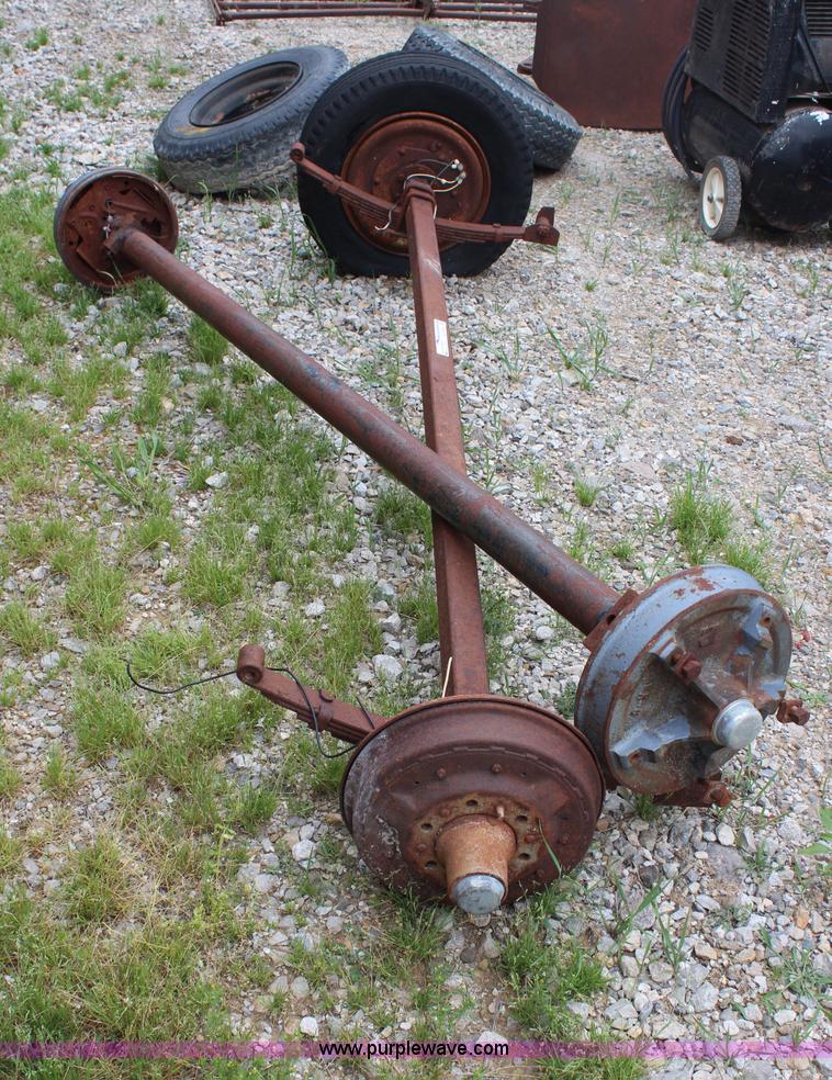 (2) axles with wheels in Baldwin City, KS Item AZ9762 sold Purple Wave