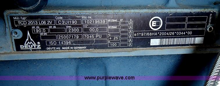 image for item AZ9934 Deutz diesel powered engine