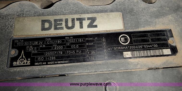 image for item AZ9935 Deutz diesel powered engine
