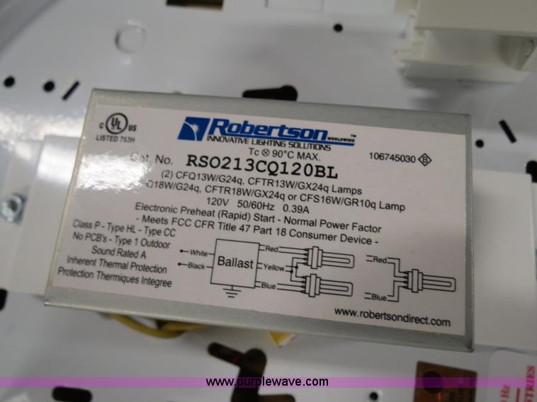 image for item B4919 Assorted outdoor light fixtures, ballast kits, and other parts