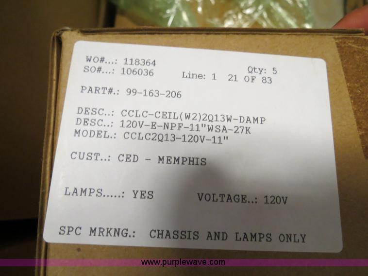 image for item B4919 Assorted outdoor light fixtures, ballast kits, and other parts