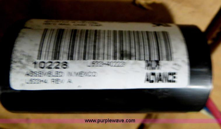 image for item B4919 Assorted outdoor light fixtures, ballast kits, and other parts