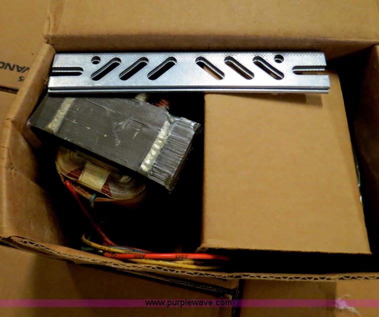 image for item B4919 Assorted outdoor light fixtures, ballast kits, and other parts