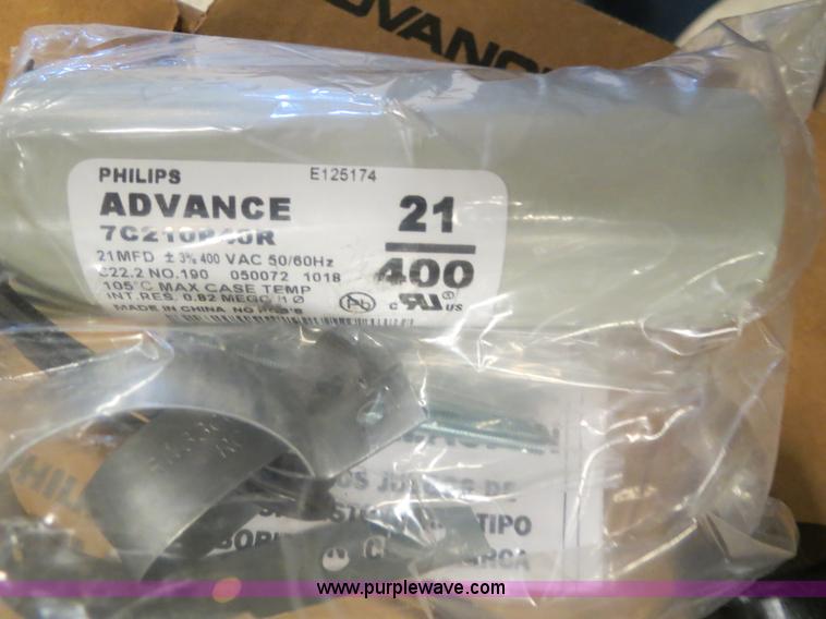 image for item B4919 Assorted outdoor light fixtures, ballast kits, and other parts