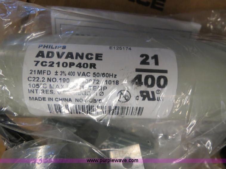 image for item B4919 Assorted outdoor light fixtures, ballast kits, and other parts