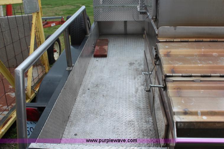 image for item D1012 2006 Maxey double axle smoker trailer