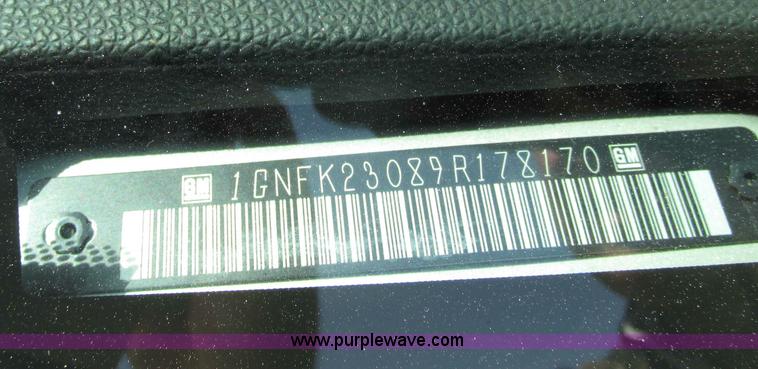 image for item F7391 2009 Chevrolet Tahoe LT SUV