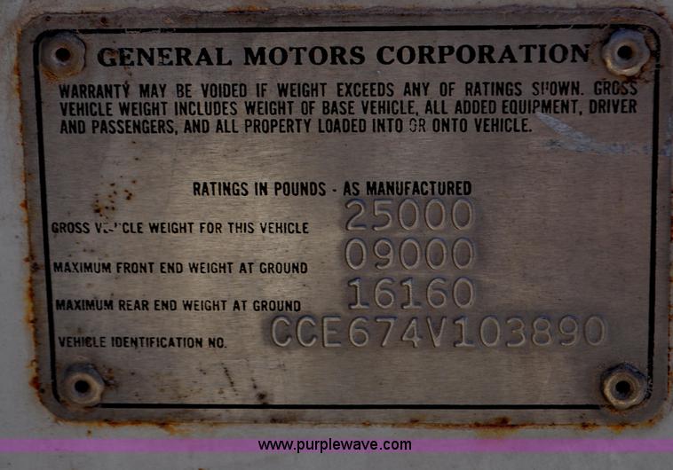 image for item G6488 1974 Chevrolet C65 Custom Deluxe grain truck