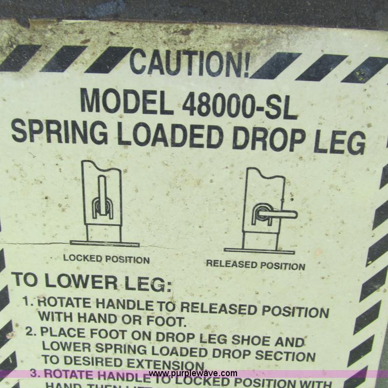 image for item G9299 2001 Coose gooseneck livestock trailer