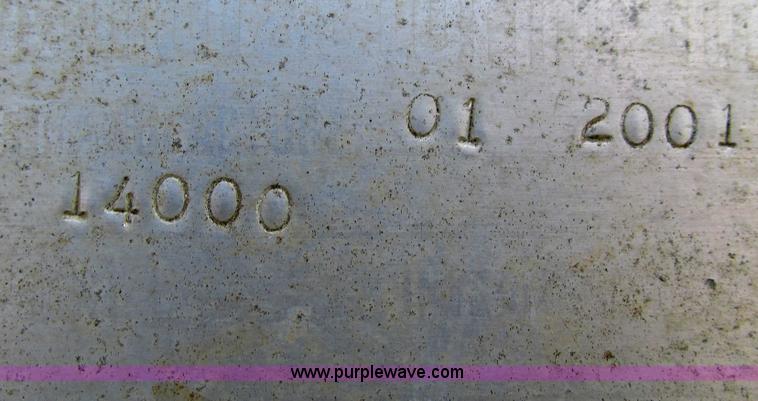 image for item G9299 2001 Coose gooseneck livestock trailer