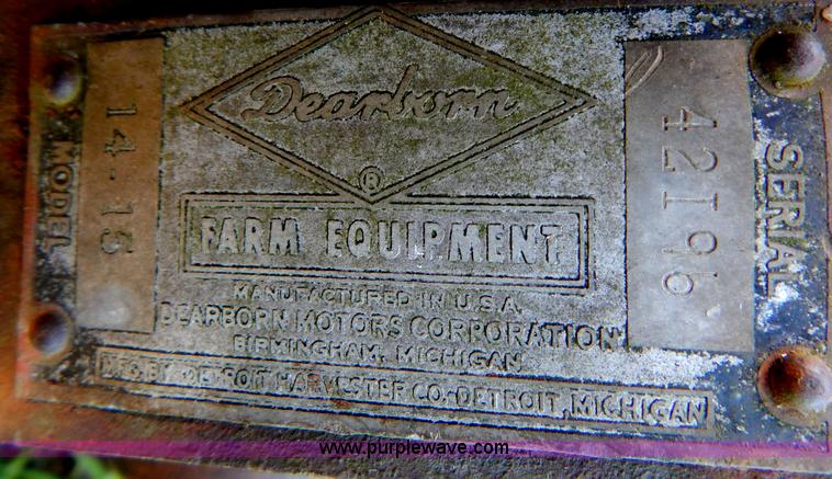 image for item H3326 Dearborn 14-15 sickle mower