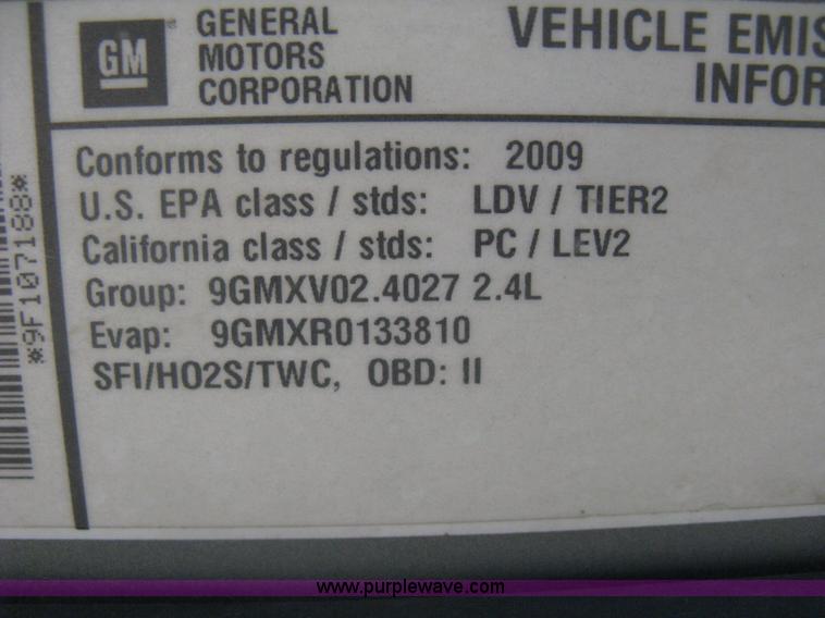 image for item H5456 2009 Chevrolet Malibu LT