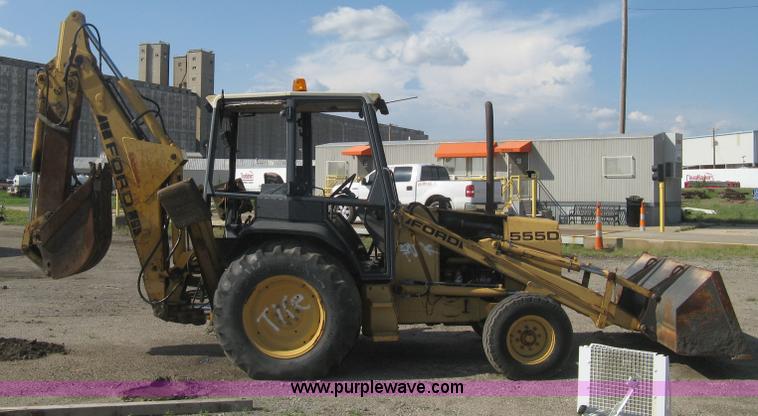 image for item H6343 Ford 555D backhoe