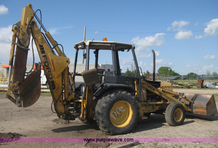 image for item H6343 Ford 555D backhoe