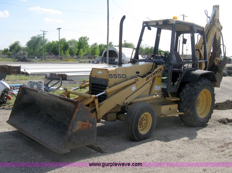 image for item H6343 Ford 555D backhoe