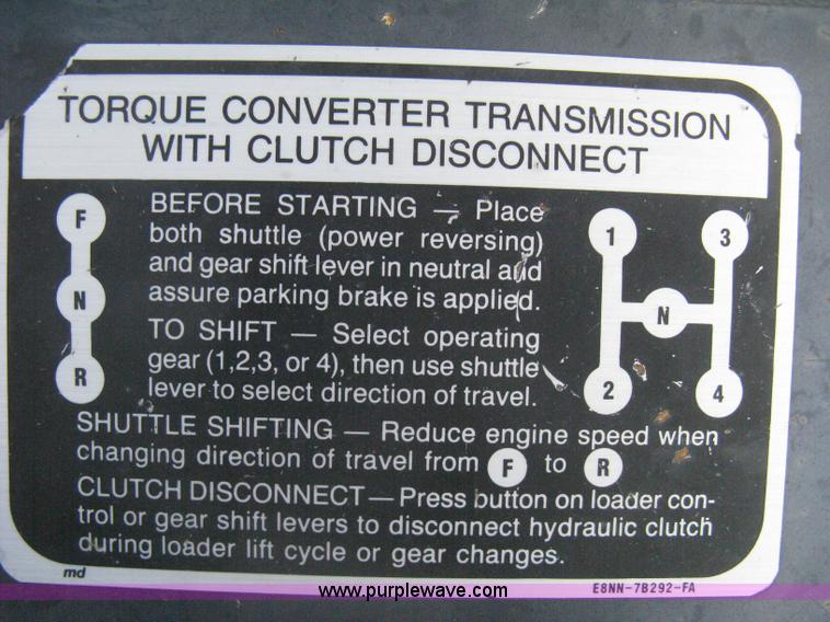 image for item H6343 Ford 555D backhoe