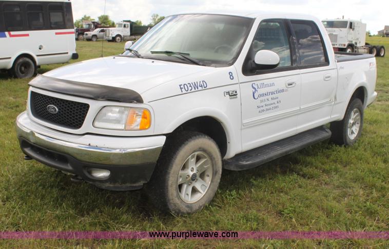 image for item I7399 2003 Ford F150 FX4 SuperCrew pickup truck