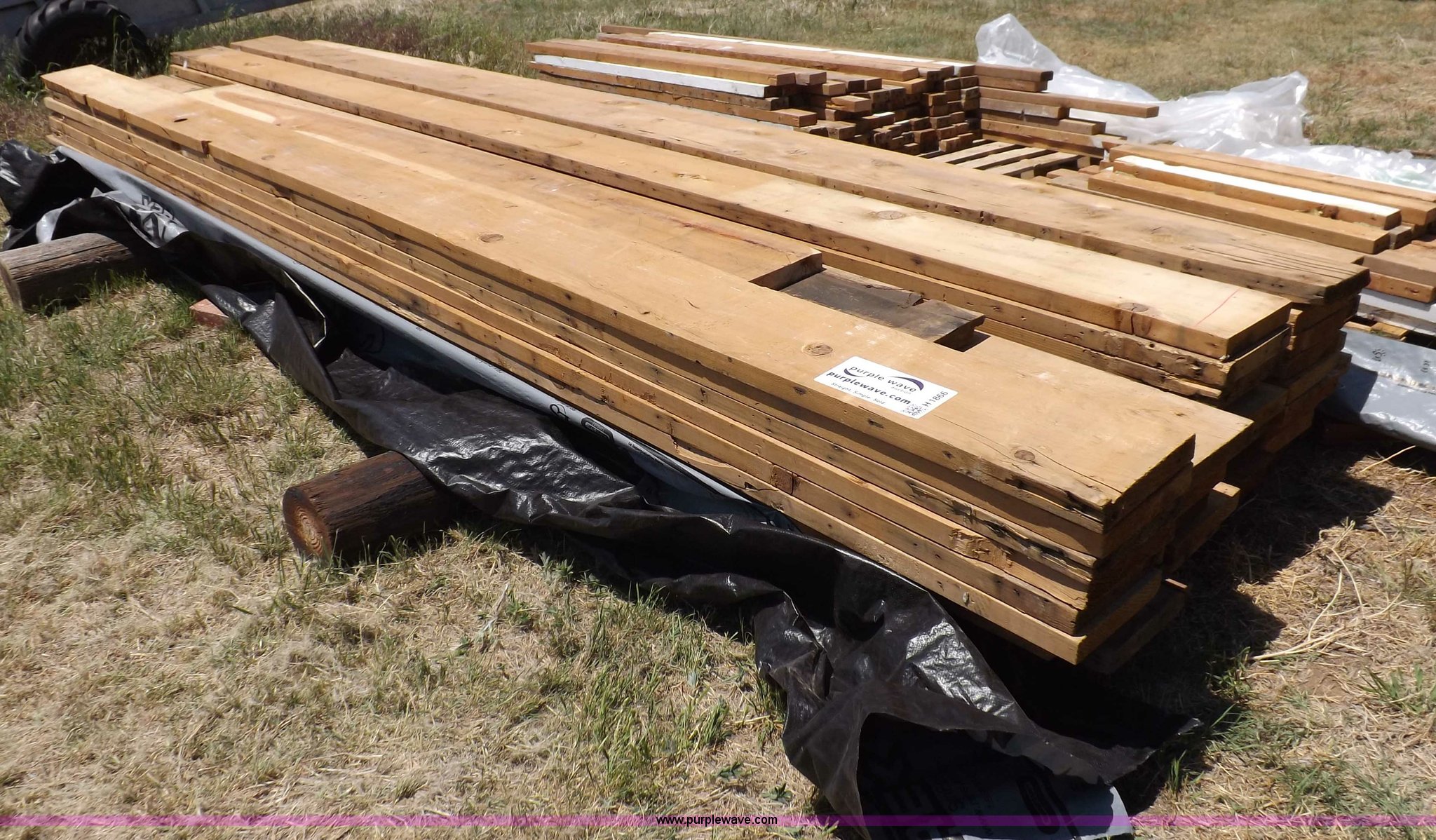 Assorted lumber in Dodge City, KS Item H1866 sold Purple Wave