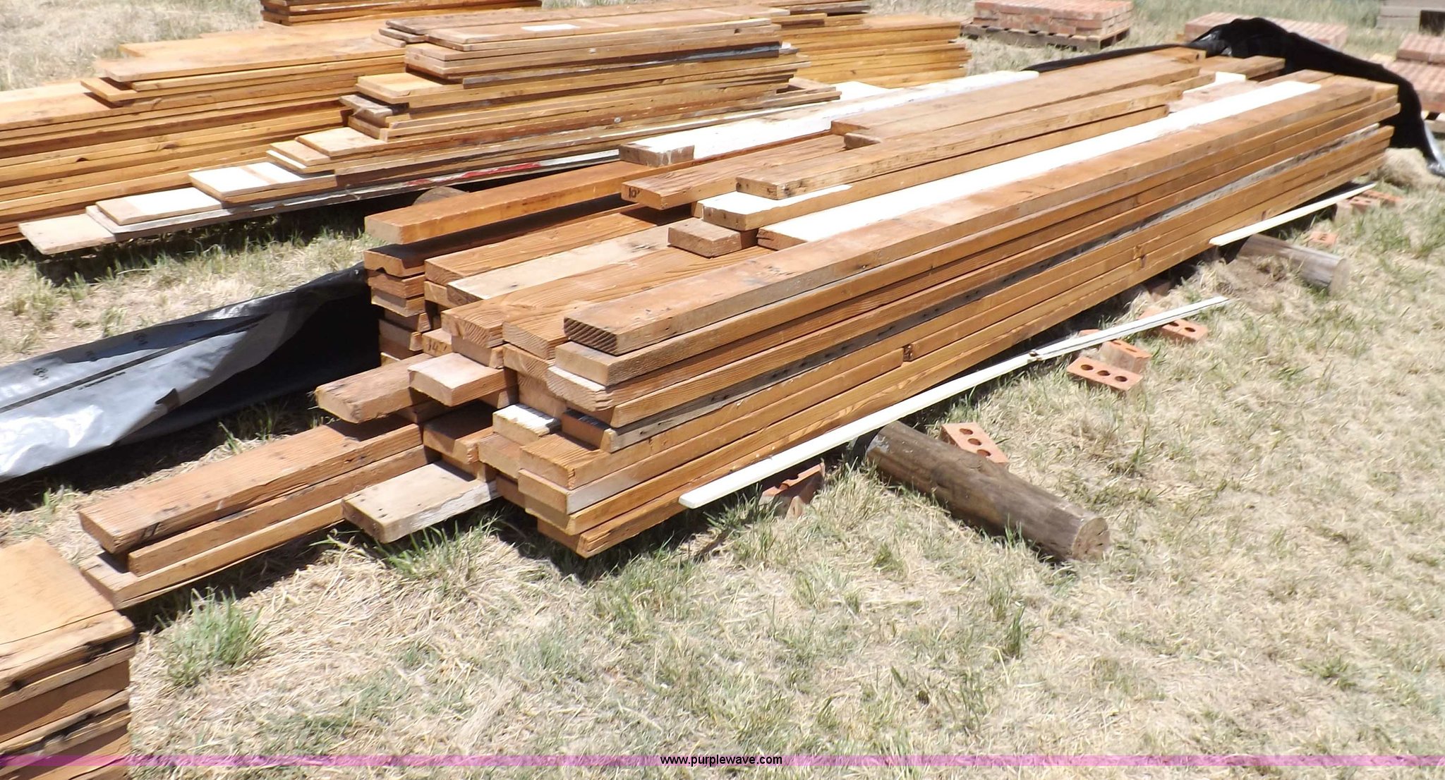 Assorted lumber in Dodge City, KS Item H1866 sold Purple Wave
