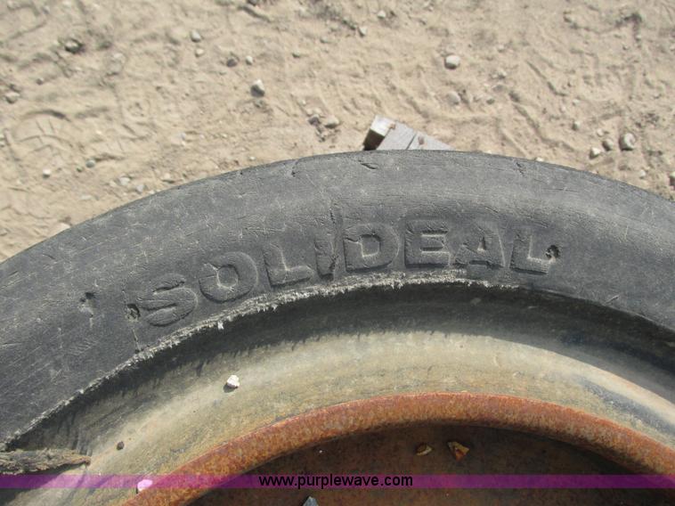 image for item I3944 (4) Solideal Safety Master solid skid steer tires