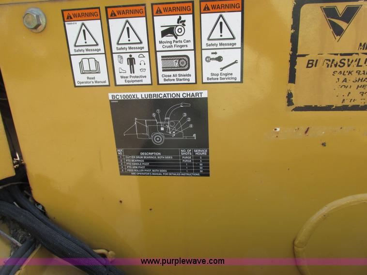 image for item I3945 2009 Vermeer BC1000XL brush chipper