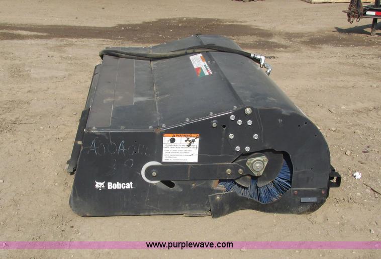 image for item I3948 2011 Bobcat 84 sweeper skid steer attachment