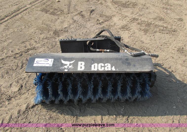 image for item I3949 2002 Bobcat 48 sweeper skid steer attachment
