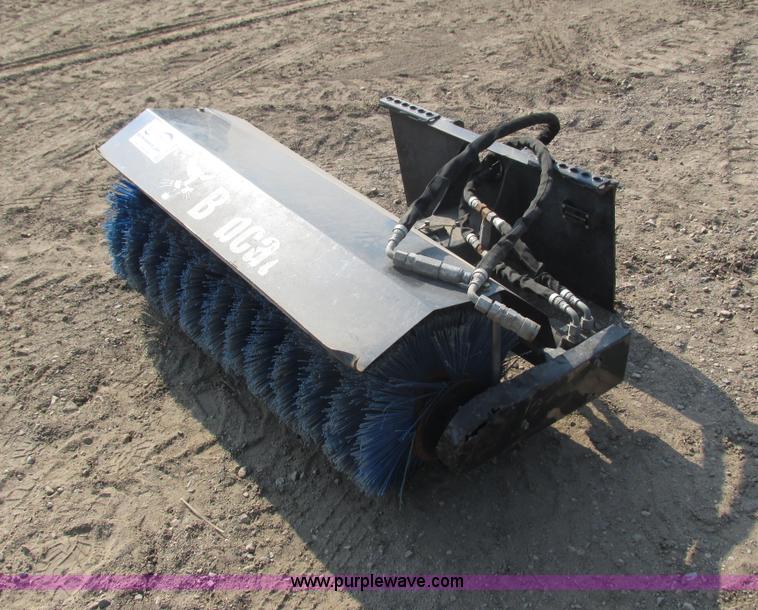 image for item I3949 2002 Bobcat 48 sweeper skid steer attachment