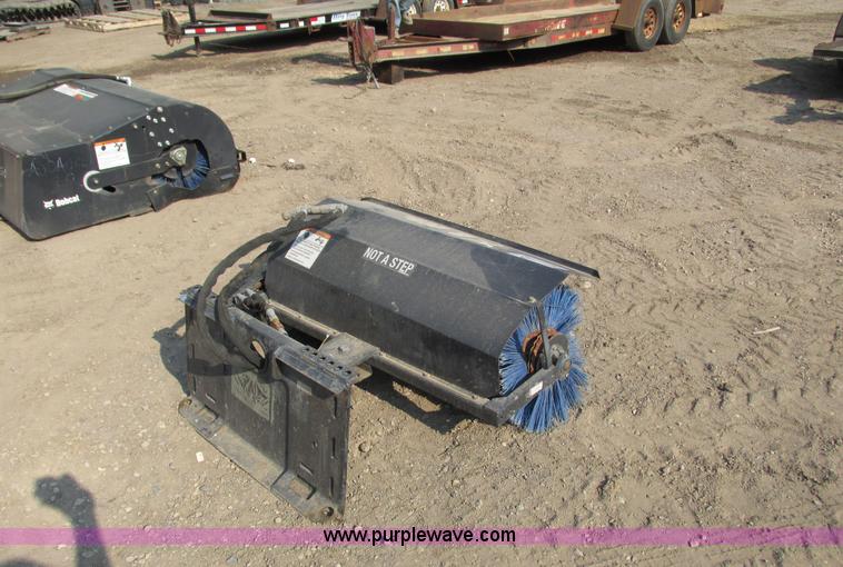 image for item I3949 2002 Bobcat 48 sweeper skid steer attachment