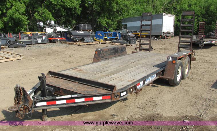 image for item I3950 2005 Big Tow BE-5 tandem axle trailer