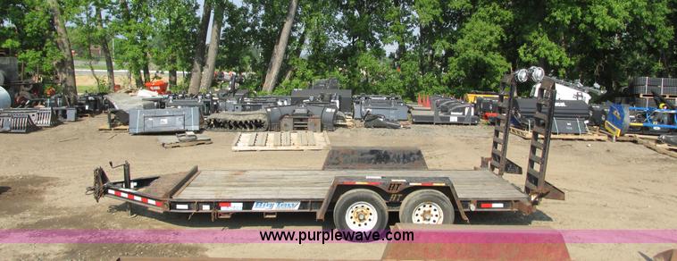 image for item I3950 2005 Big Tow BE-5 tandem axle trailer