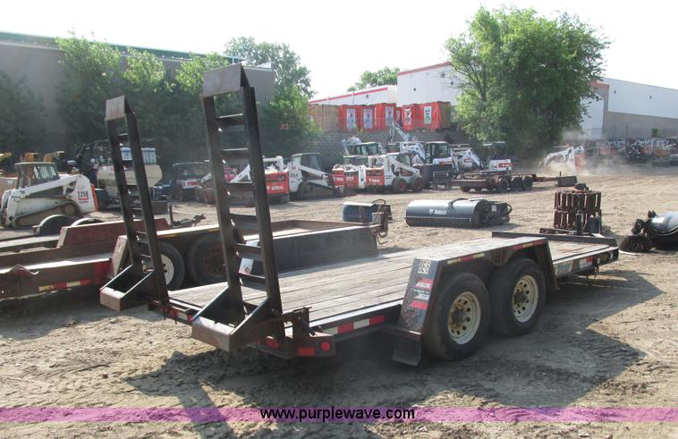 image for item I3950 2005 Big Tow BE-5 tandem axle trailer