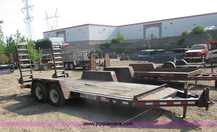 image for item I3950 2005 Big Tow BE-5 tandem axle trailer