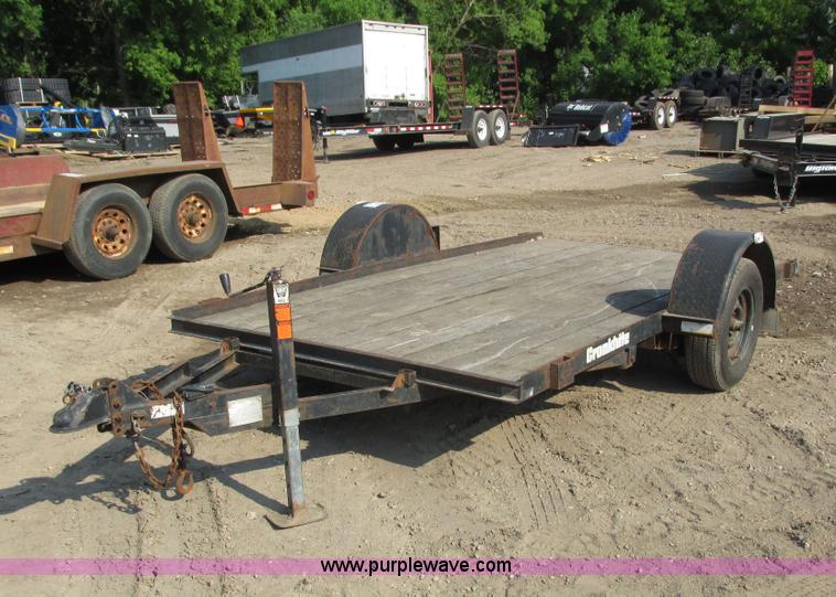 image for item I3952 2002 Cronkhite 510E tilt deck trailer