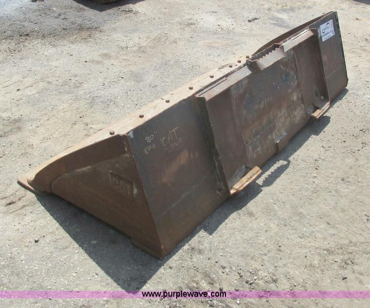 image for item I3956 80"W skid steer bucket