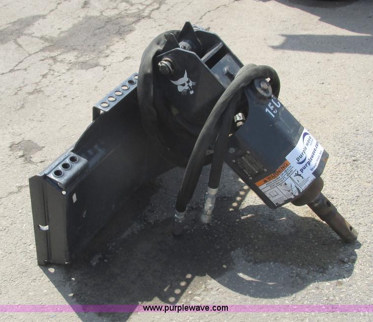 image for item I3965 2012 Bobcat 15C skid steer auger attachment