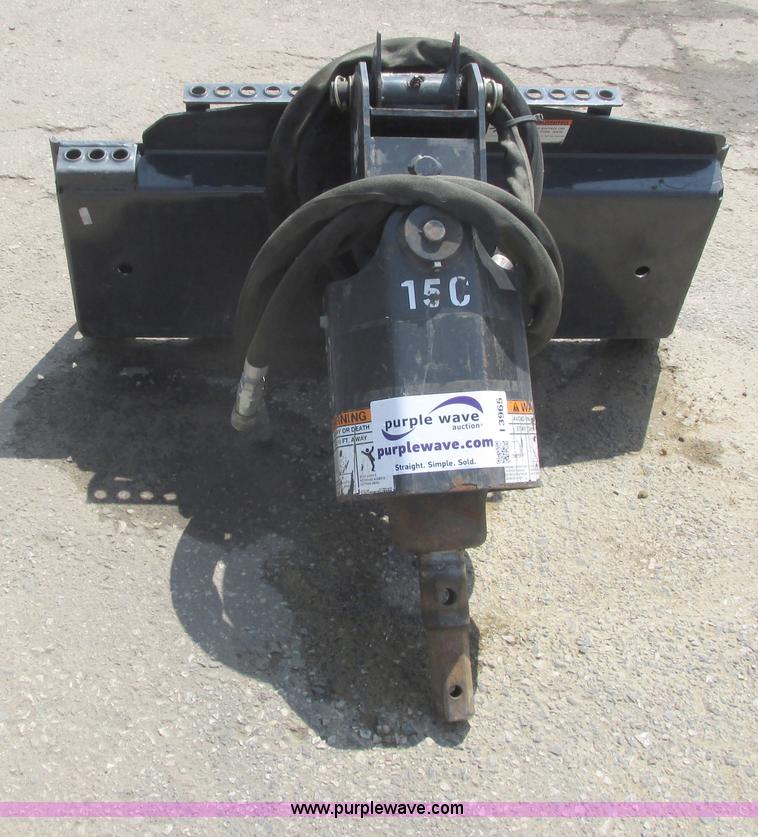 image for item I3965 2012 Bobcat 15C skid steer auger attachment