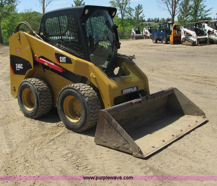image for item I3974 2012 Caterpillar 246C skid steer